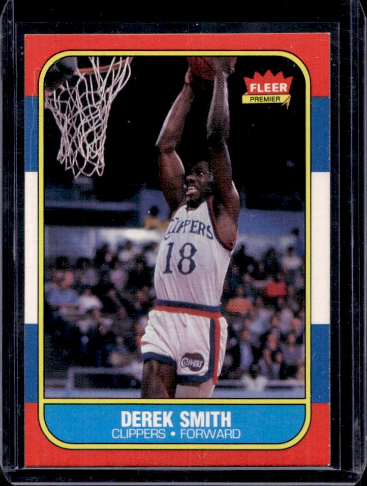 1986-87 Fleer Derek Smith Rookie RC #103 Clippers
