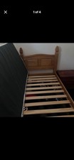 Wooden child bed frame and mattress excellent condition collect only