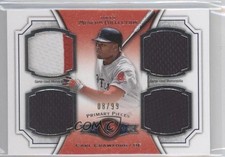 2012 Topps Museum Collection Primary Pieces Quad Relics 8/99 Carl Crawford 0f8
