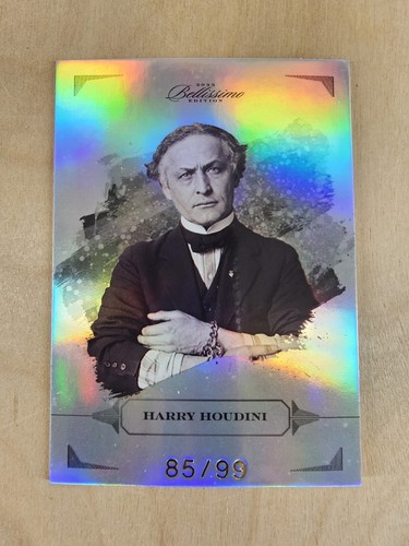 2023 Pamiątka Bellissimo Capone, Dillinger, Siegel, Lansky Quad Relics & Houdini - Zdjęcie 3 z 5
