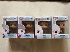 Lot Of Funko Pop! Vinyl: The Golden Girls 326, 327, 328, 329 In Protectors
