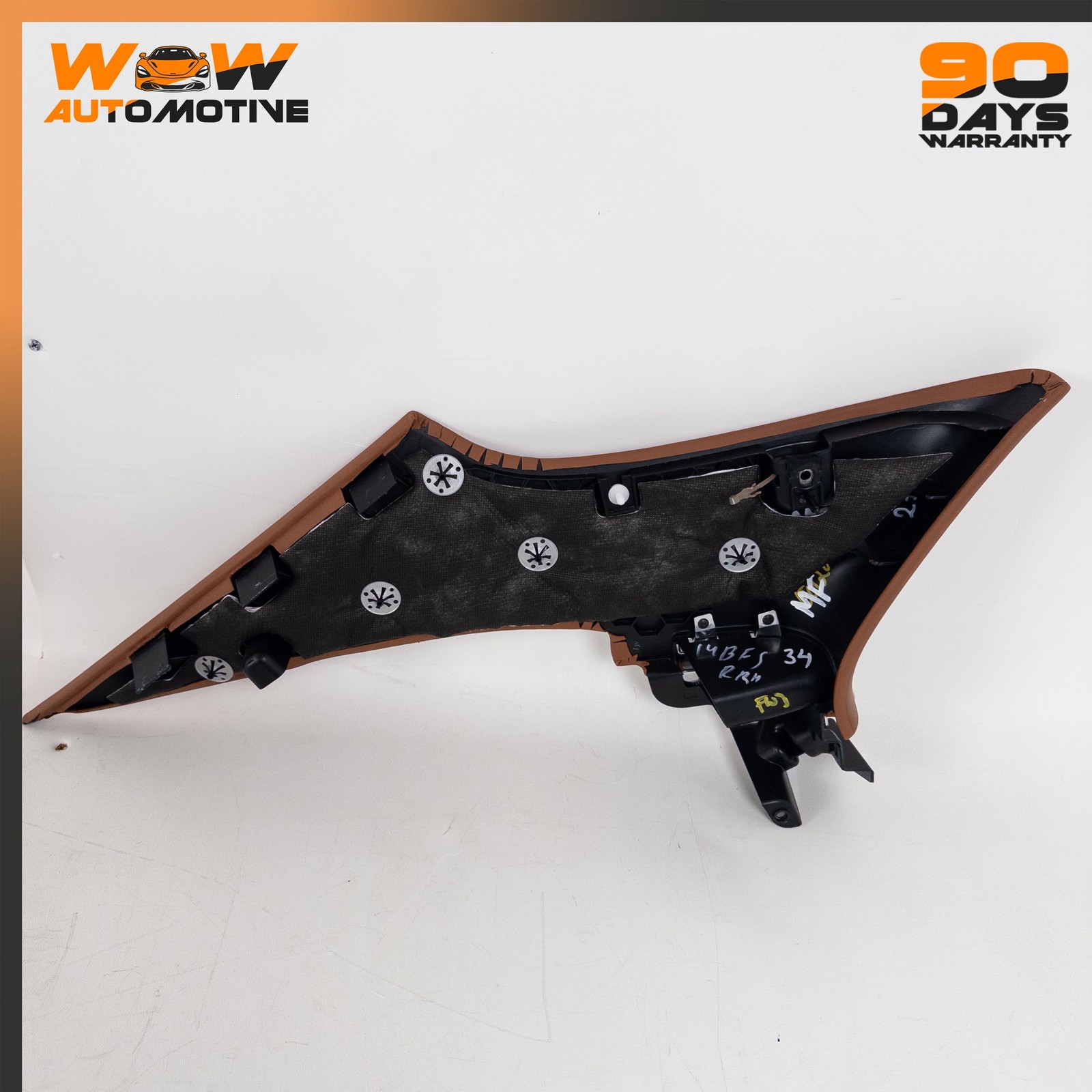 14-19 BENTLEY FLYING SPUR REAR RIGHT PASSENGER SIDE D PILLAR TRIM COVER OEM
