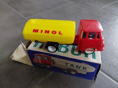 IFA ROBUR MINOL TANKWAGEN TANKLASTER SCHWUNGRAD LKW SPIELZEUG VEB GDR OVP