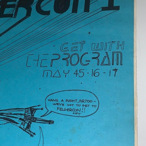 Vintage FEL GER CON I Sci Fi Convention Program circa 1982 Dorleac Buck Rogers - Picture 2 of 12