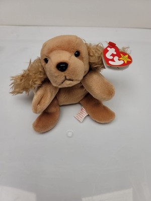 Ty Beanie Baby Spunky the Cocker Spaniel Dog January 14, 1997 MWMT New 8'' 20cm