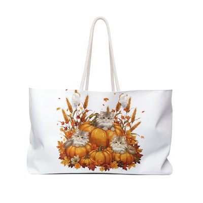 Fall Harvest Design Weekender Bag Thanksgiving Women Travel Holiday