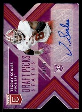 2018 PANINI ELITE TEGRAY SCALES AUTOGRAPH DIE-CUT PURPLE RC /99 INDIANA