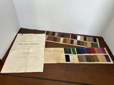 Early 1900s Vintage LEATHER Samples W. A. Hal...