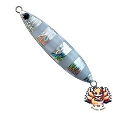 NEW Palms Metal Jig Lure Slow Brat R-100 Zebra Glow