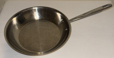 Emeril Lagasse All Clad 10  Stainless Steel Copper Core Fry Saute Pan/Skillet