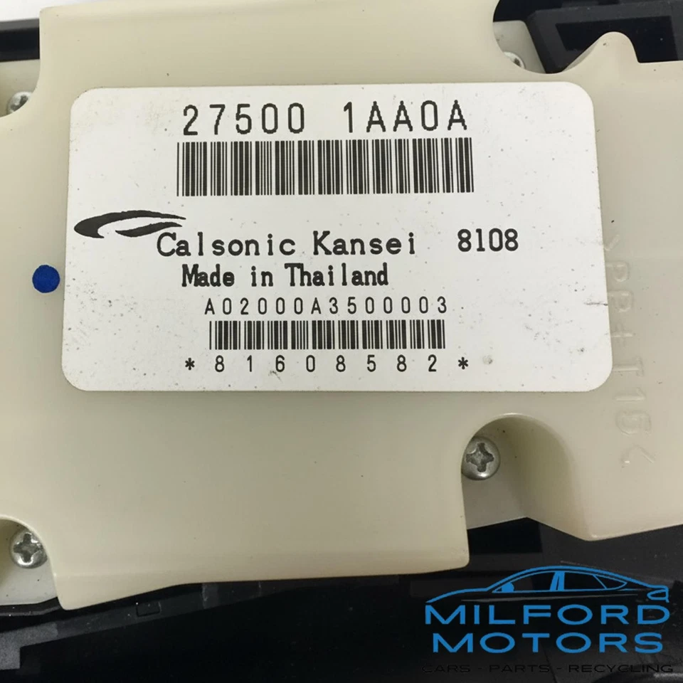 Control de temperatura negro - Se adapta a Nissan Murano LE / S / SL 2009 3,5 L Foto 3 de 4