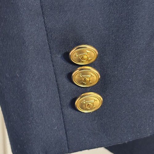 LAUREN RALPH LAUREN Boys Blazer Size 12R Navy Blue Suit Jacket Gold Tone Buttons - Picture 5 of 14