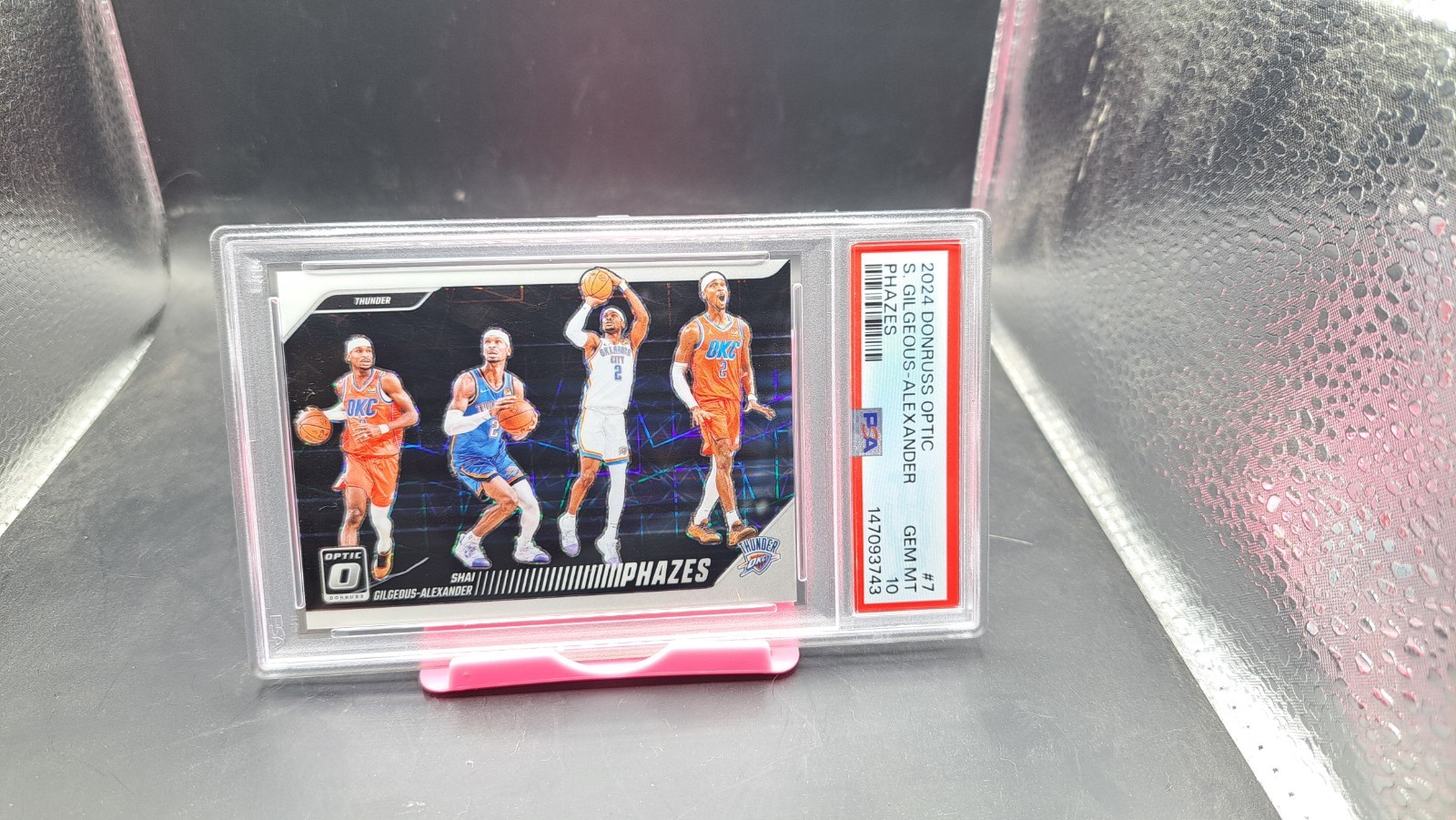 2024-25 Panini Donruss Optic -Phazes Shai Gilgeous-Alexander #7 Case Hit SSP OKC