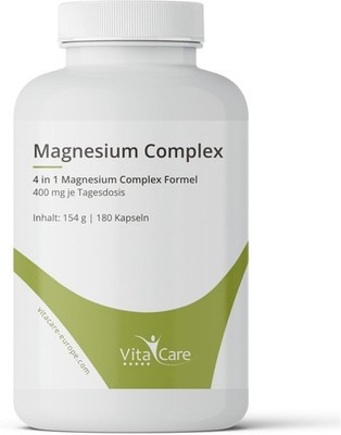Magnesium Complex, 180 Kapseln, 3 Monats-Vorrat | 400mg element NEU OVP NP 49,- 