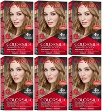 (Pack of 6) - Revlon ColorSilk Permanent Hair Color # 61 Dark Blonde