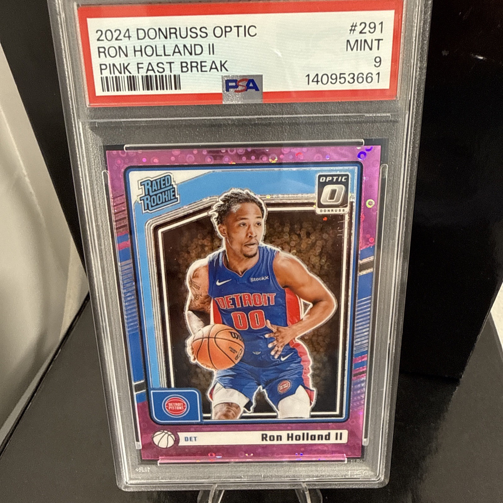 2024-25 Donruss Optic - Rated Rookie Ron Holland II #291 Pink Fast Break / 25‼️