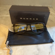 Gunnar INT-00101-N-A Intercept Onyx Frame Computer Gaming Glasses w/ Amber Lens