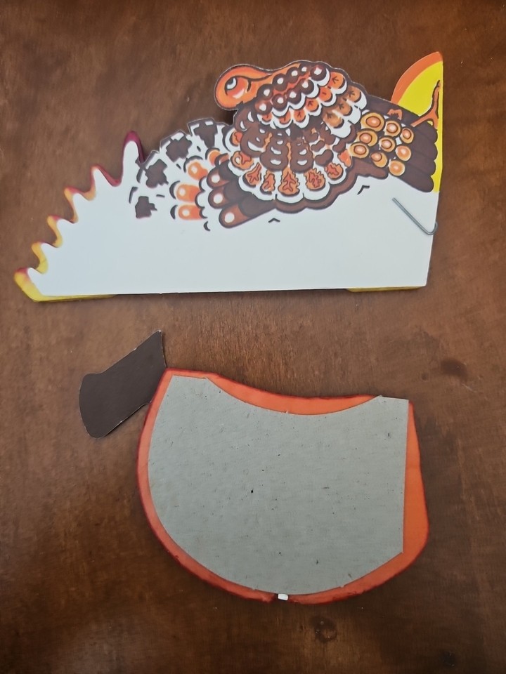 Vintage Thanksgiving Honey Comb Tissue Paper Turkey Pumpkin Haystack ...