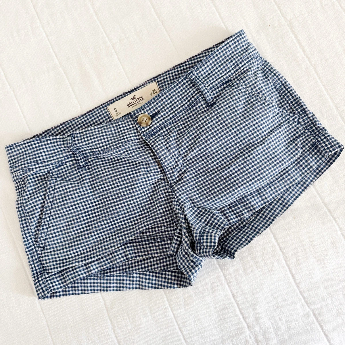 Shorts En Jean à Carreaux RUEHL #925 - Taille 4 Junior - 5 Poches - Occasion Très Bon état