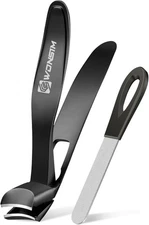 Ergonomic Nail Clippers for Seniors Thick Nails Heavy Duty