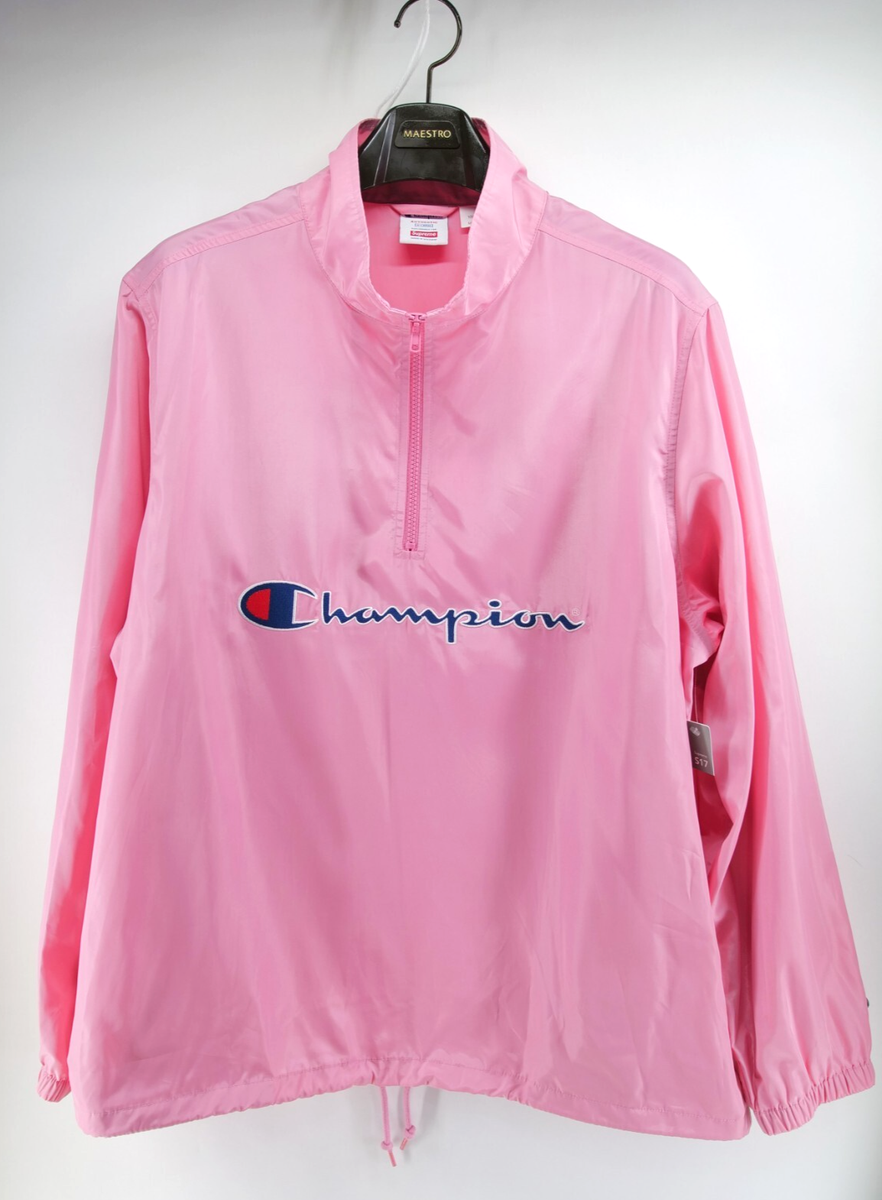 Supreme x Champion Half Zip Pullover Pink Size XL