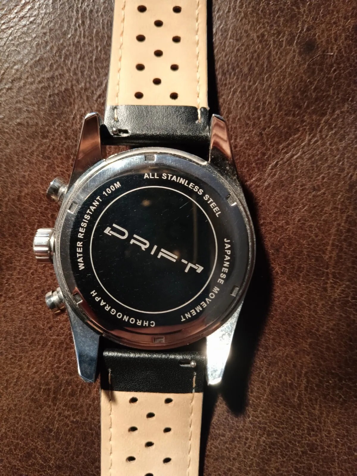 Drift Pit Crew Tachymeter Chronograph Watch Black/Orange eBay