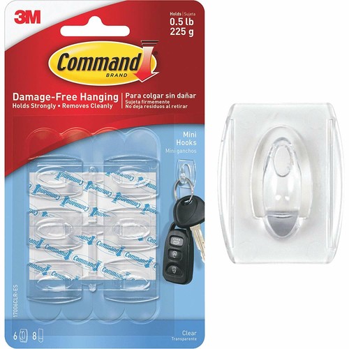 Tiras colgantes de imagen 3M Command clips decorativos pequeños medianos grandes mini ganchos - Imagen 10 de 26