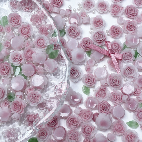 270x Luminous Rose Resin Nail Art Beads Grow In Dark 5~11mm DIY Nail Art Jewelry - Picture 11 of 13