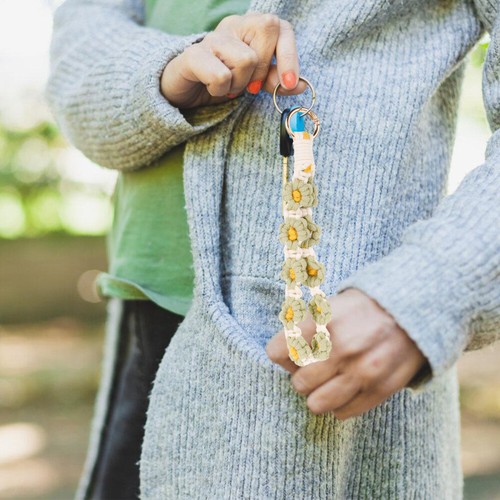 Porte-clés Marguerite Lanière De Téléphone Portable Joli Bracelet - Zdjęcie 11 z 12