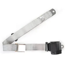 Gray Aviation Shoulder Belt - Rear Seat RetroBelt Classic Seatbelt Safety