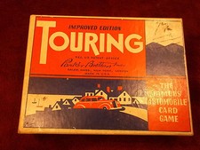  2 of 2, OLD VTG 1950's "TOURING" ROAD PLAYING CARD GAME BY "PARKER BROTHERS"
