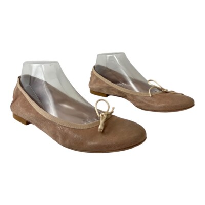 REBECCA VAN Dik Womens Size 39 Pinkish Beige Ballet Flats