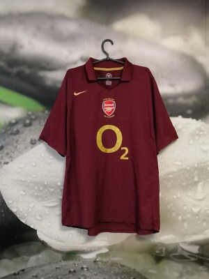 Arsenal 2005 - 2006 home football shirt jersey Highbury Nike #6