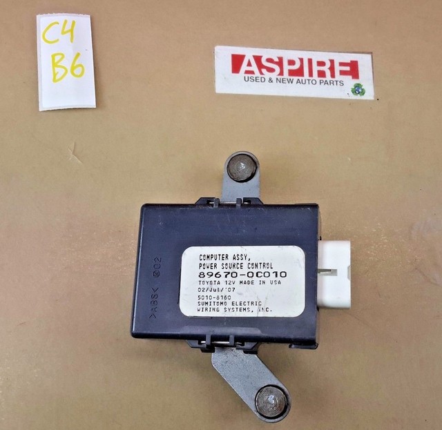 2007-2010 Toyota Tundra Computer Power Source Control Computer Module