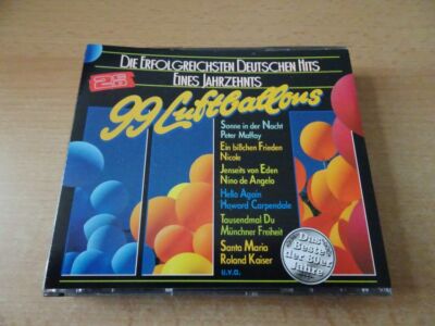 Doppel CD Das Beste der 80er Jahre - 99 Luftballons: Peter Maffay Trio EAV Nicki