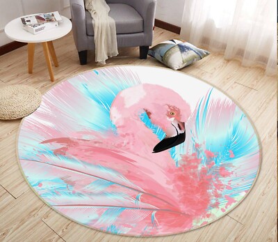 3D Aquarellflamingo ZHUC834 Spiel Rutschfester Teppich Matte Foto Teppich Vera