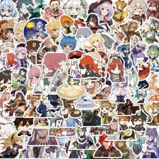 Mix 10/50 PCs Genshin Impact Anime Game Luggage Notebook Sticker-No Duplicate