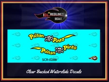 1/64  'Poison Pinto' Replica Decal SCR-0288