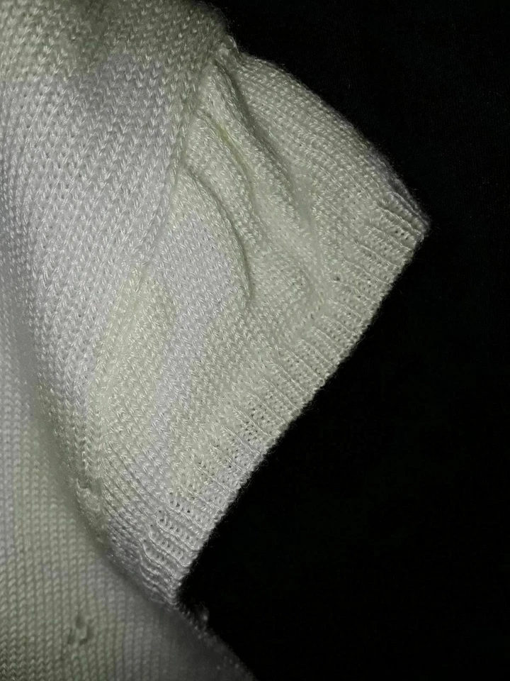 Girls Size 7 8 Sweater Dress HARTSTRINGS White Aqua Orange  - Image 2 of 4