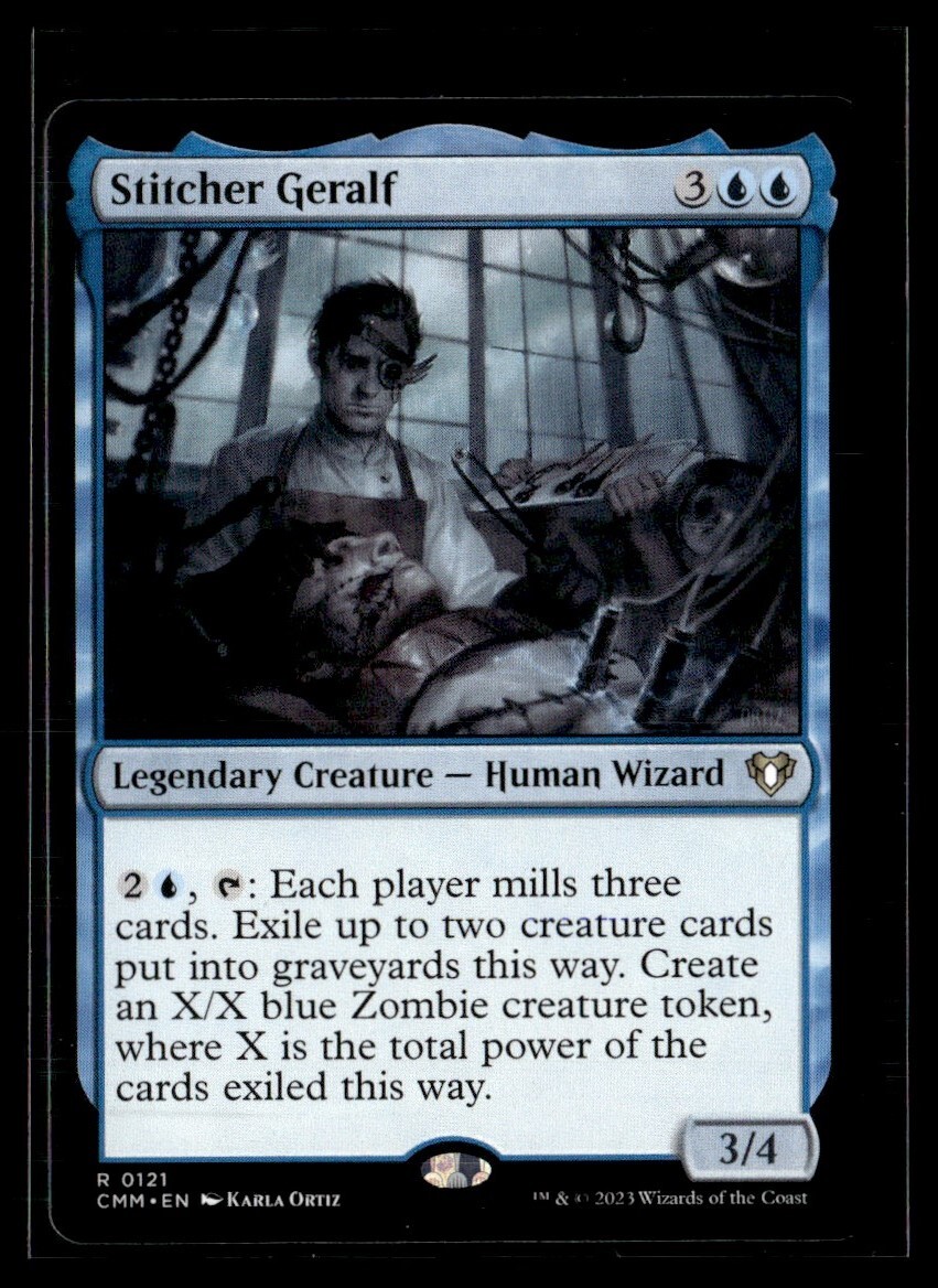 2023 MTG CMM Stitcher Geralf R Legendary Creature #121 | eBay 2023 MTG CMM Stitcher Geralf R Legendary Creature #121 | eBay