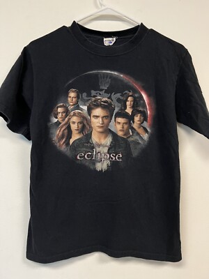 Vintage Twilight Saga Eclipse Shirt Size Small Adult Movie Promo T Shirt  Black
