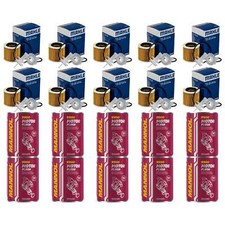 10x Original MAHLE / KNECHT Ölfilter OX 416D2 + 10x SCT Motor Flush Motorspülung