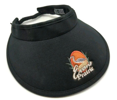 EVANS PRAIRIE black visor hat - one size fits most - elastic strap Kate Lord