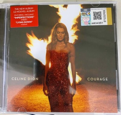Celine Dion Courage CD Malaysia Veröffentlichung Asien-Ausgabe neuwertig 16 T...