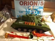 INTROVABILE GIOCATTOLO D'EPOCA : CARRO ARMATO ' ORION 5 ' (CARRARMATO)