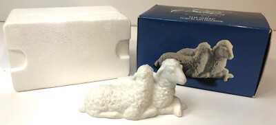 Avon Nativity Collectibles 1983 Christmas White Porcelain Figurines The Sheep
