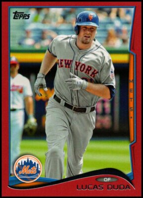 2014 Topps Target Red Border #420 Lucas Duda