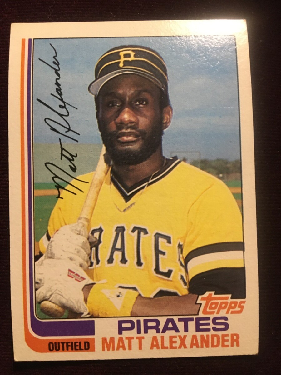 1982 Topps #528 Pirates Matt Alexander Baseball Card | eBay