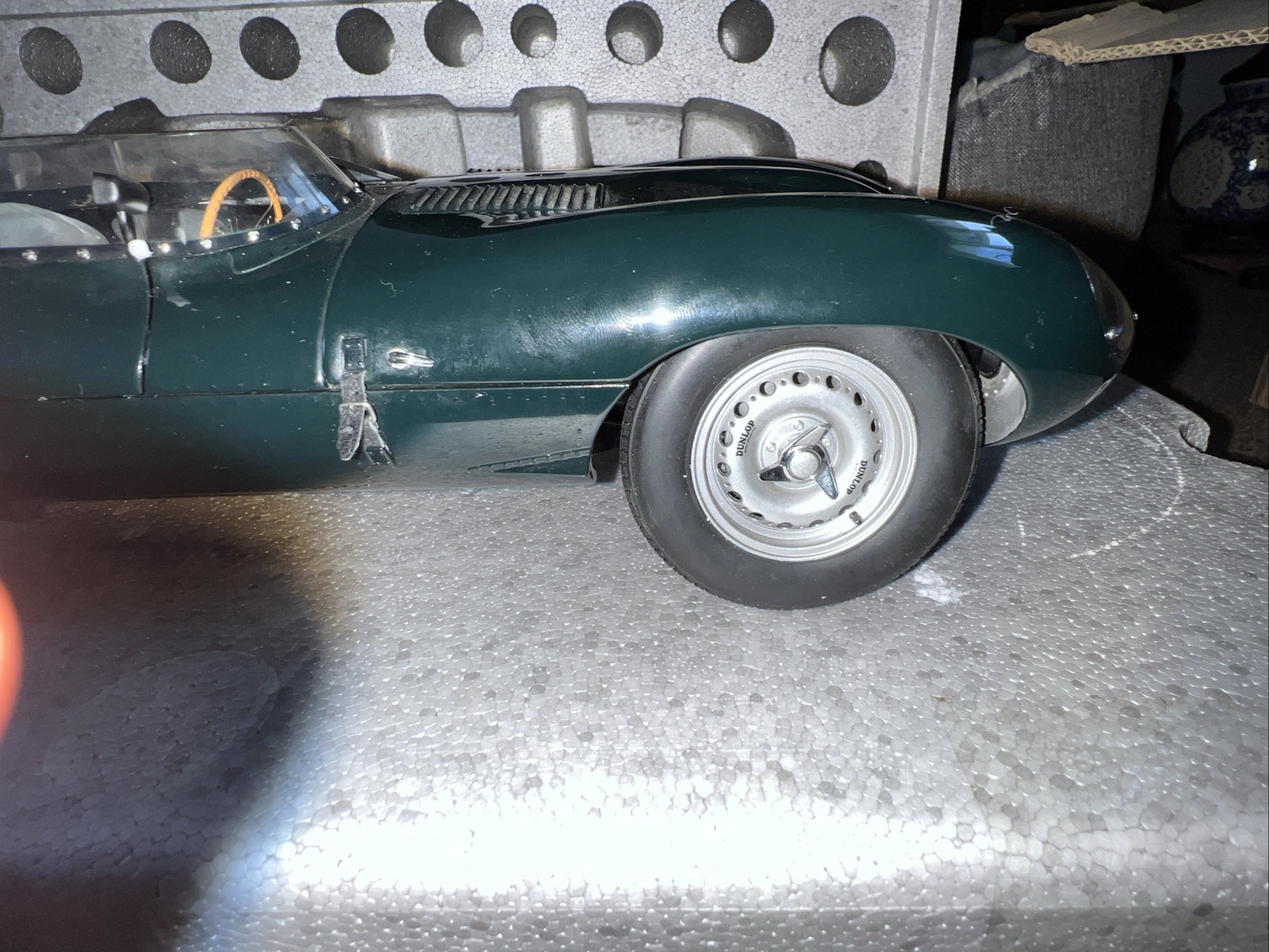 112 Auto Art Jaguar DType 1954 Rheumatoid 12 Hours Winner ( Lot of 2