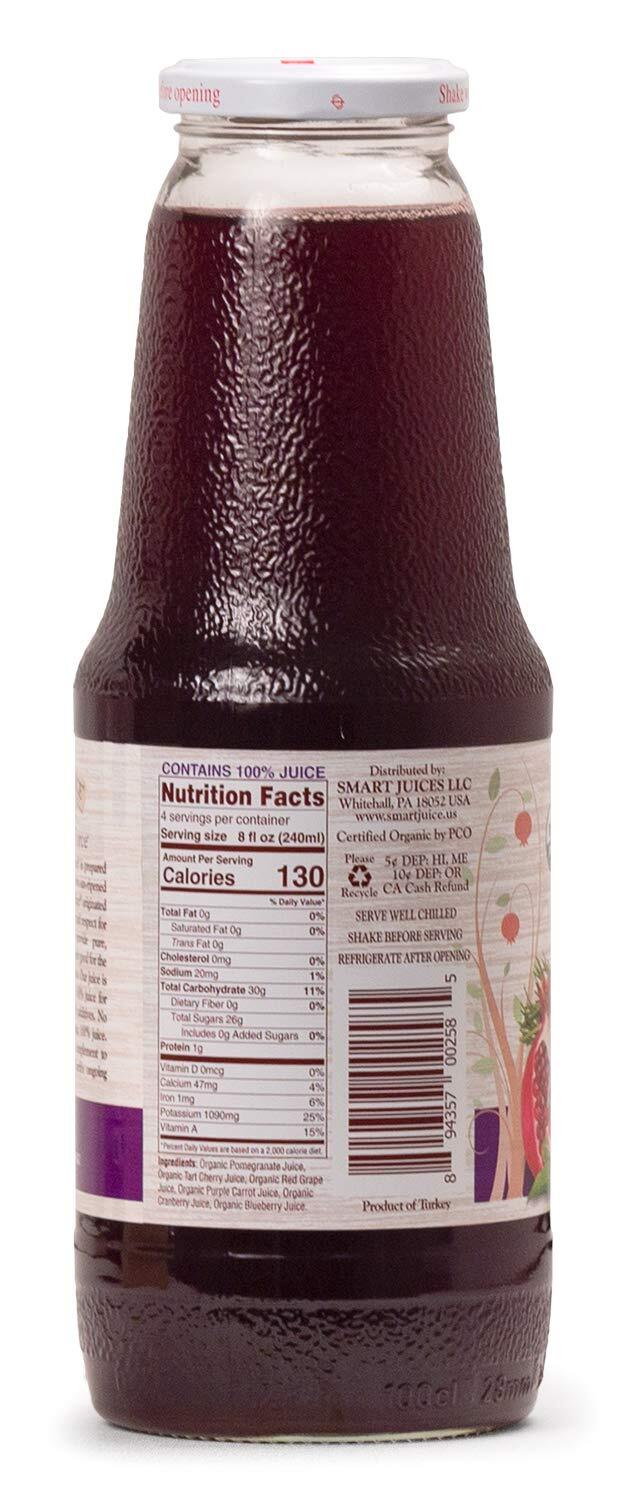 Smart Juice Antioxidant Force Organic Juice 33.8 fl oz (1L) (Case